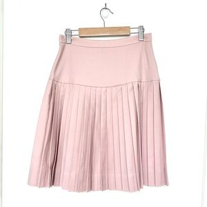 J. Crew Drop Waist Pleated Skirt, Petal Pink